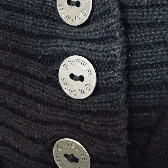Guess black pullover cardigan sweater - Picture 2 of 4